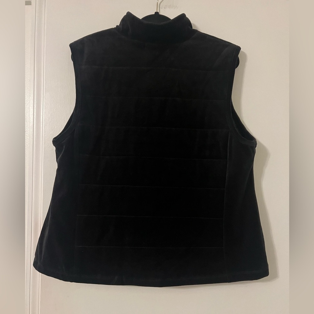 Liz Claiborne Black Sleeveless Vest size 1X (R131) - Picture 4 of 7